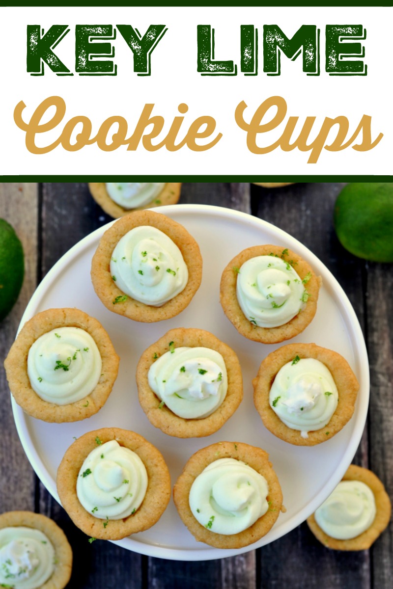  Key Lime Cookie Cups