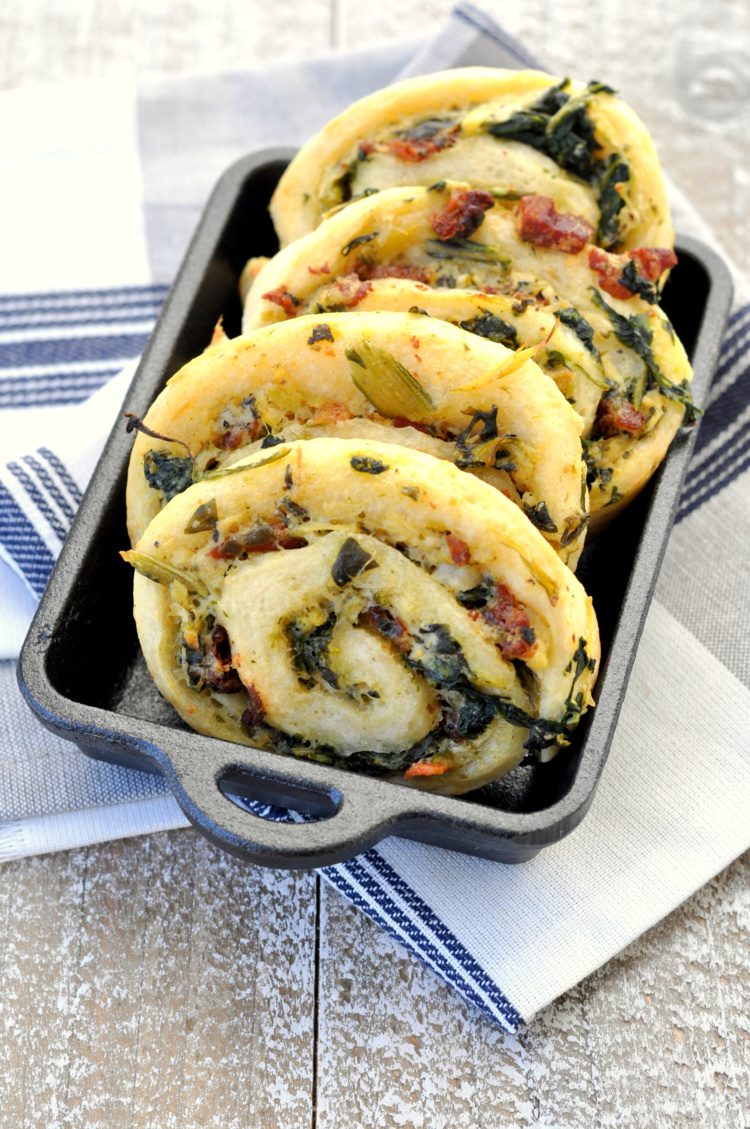 Bacon Spinach Roll Ups {My Suburban Kitchen}