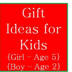 Gift Ideas for the Littles