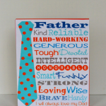 Father's Day Display {Plus Free Printable}