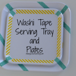 Washi Tape Serving Trays