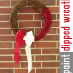 Guest Blogger: Paint Dipped Wreath