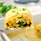Turkey Spinach Lasagna Rolls – Use Your Leftovers