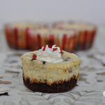 Peppermint Chocolate Chip Cheesecake Bites