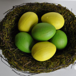 Easter Crafts: Painted Paper Mache Eggs