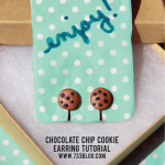 Chocolate Chip Cookie Earrings {Guest Post}