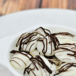 Dark Chocolate Frozen Yogurt Bites