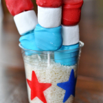 Food for July 4th: Red, White and Blue Firecrackers