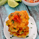 Grilled Mexican Corn Cakes with Fresh Salsa