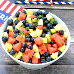 Perfect BBQ Ideas: Iced Tea and Mixed Summer Fruit Salad