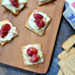Roasted Grape Blue Cheese Crackers