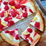 Mixed Berry Cheesecake Pizza
