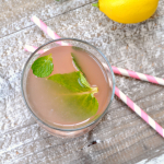 Raspberry Mint Lemonade for a Girl Scout Party