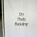 DIY Photo Backdrop Stand