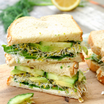Green Goddess Vegetable Sandwich