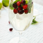 Cranberry Hugo Spritz Cocktail