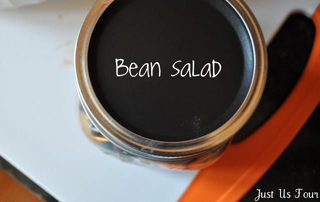Chalkboard Mason Jar Lids
