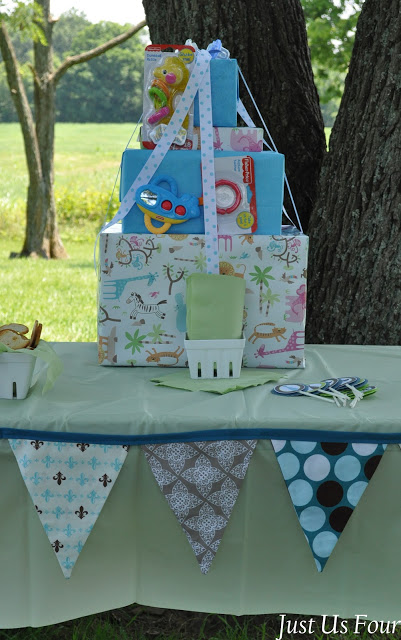 Let’s Have a Party: Mustache Baby Shower Gift Cake