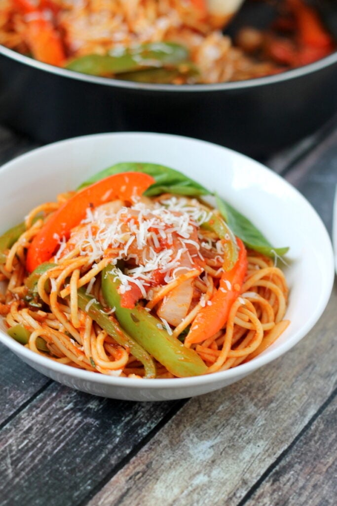 Spaghetti with Peppers and Onions A Deliciously Easy Spaghetti Recipe