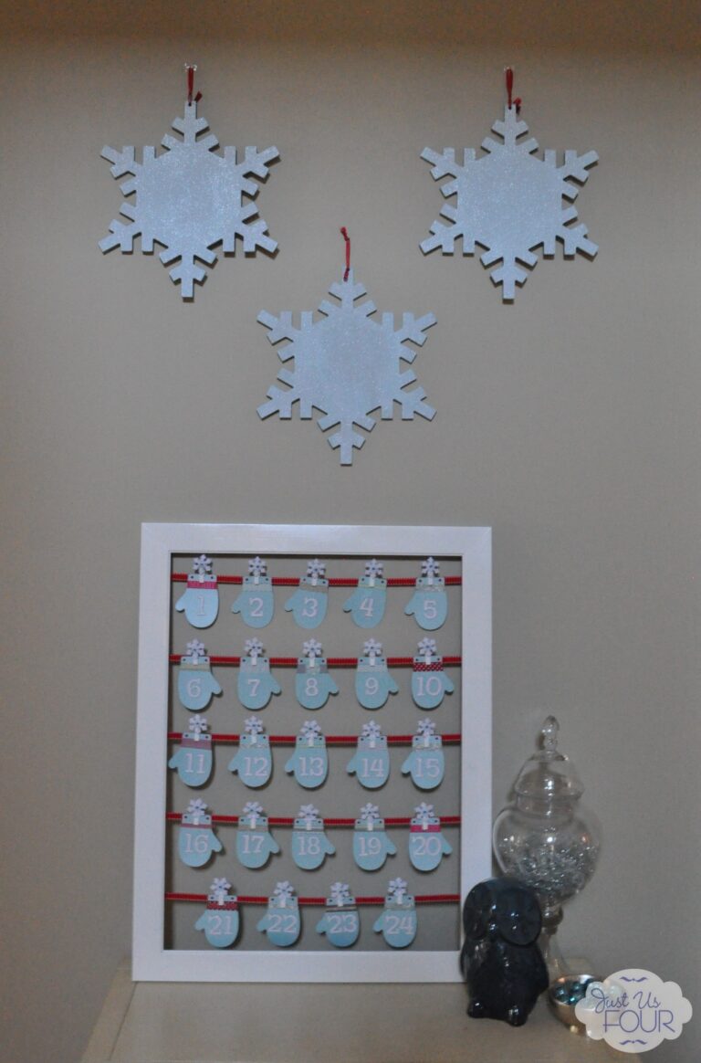 Glittery Snowflakes