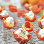 Goat Cheese Prosciutto Cups