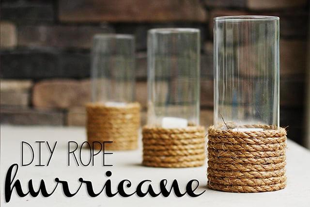 {Guest Post} Nautical Rope Hurricane DIY