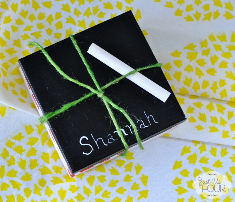 Chalkboard Week: Chalkboard Ceramic Coasters
