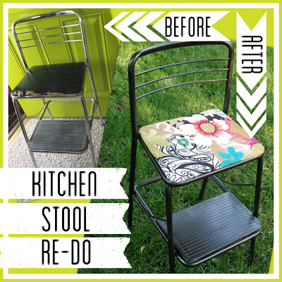 {Guest Post} Kitchen Stool Re-Do