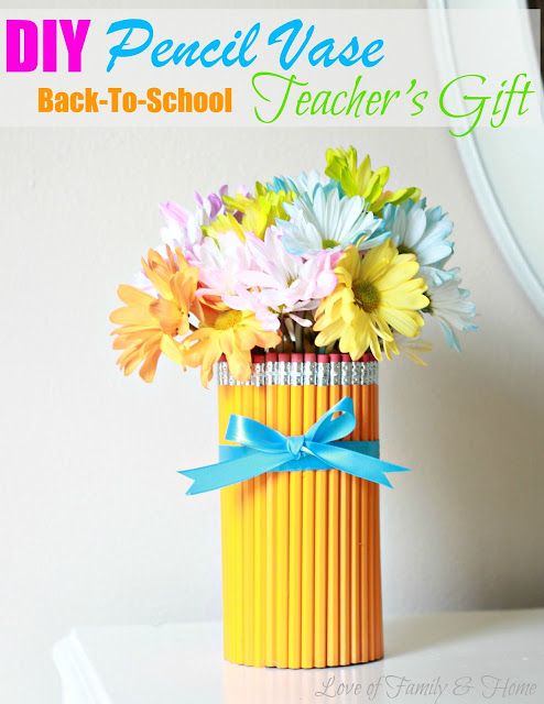 Love of Family and Home - DIY Pencile Vase