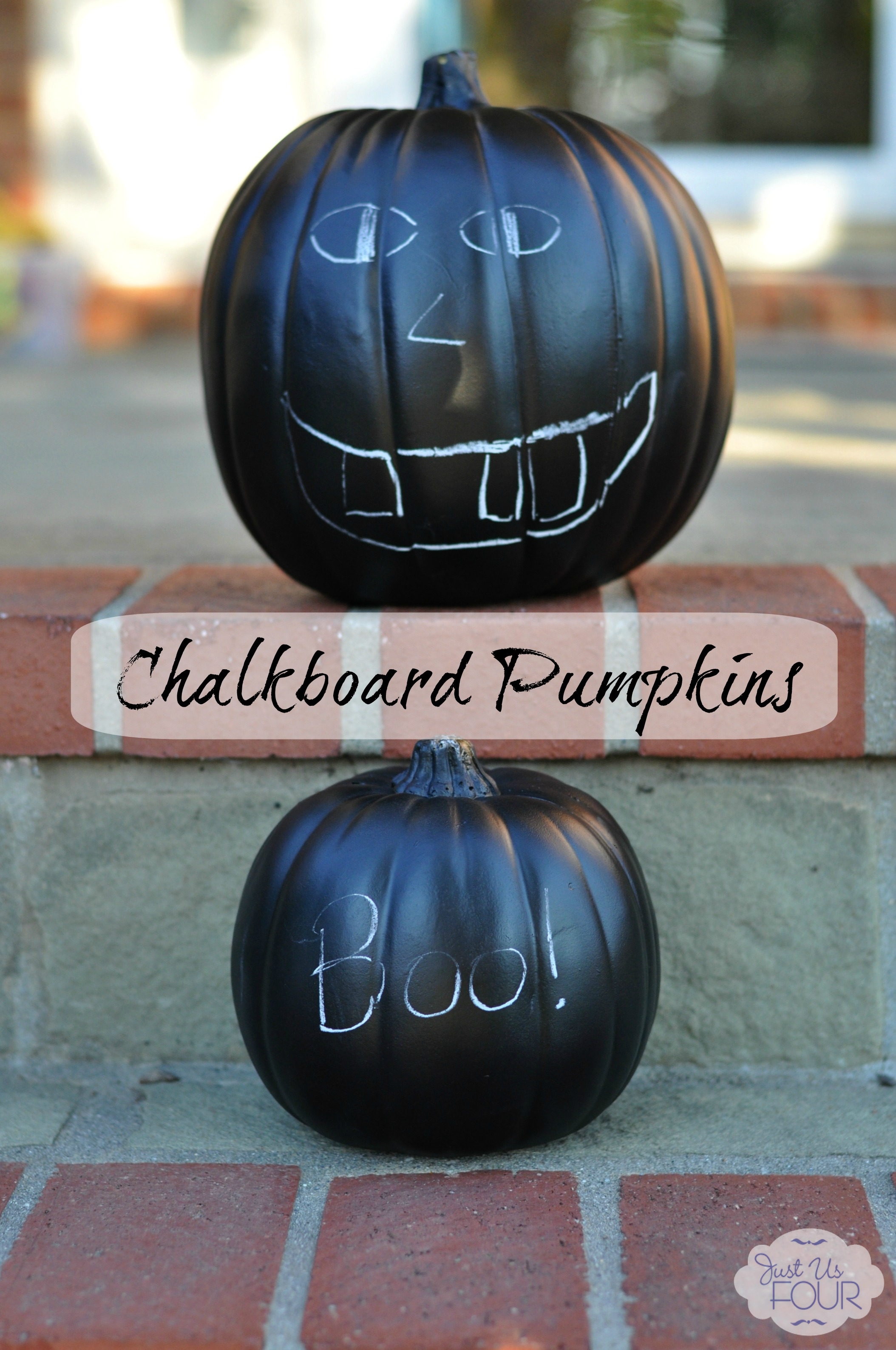 Chalkboard Paint Pumpkins - My Suburban Kitchen