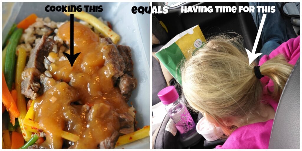 Lean Cuisine and Ponytail
