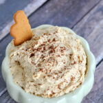 You only need 4 ingredients to make this amazing pumpkin pie dip.