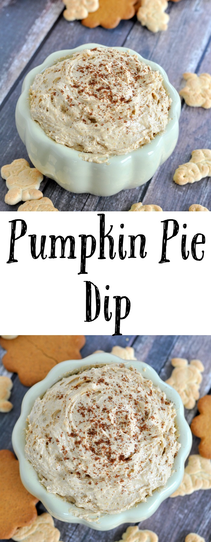 You only need 4 ingredients to make this amazing pumpkin pie dip.