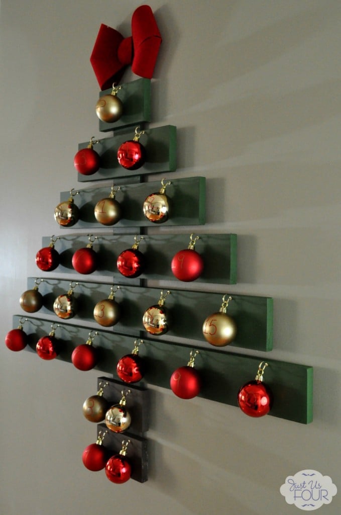 Christmas Tree Advent Calendar Side View_wm