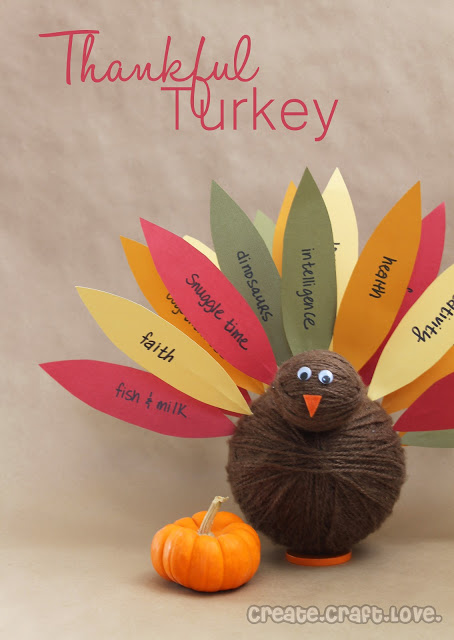 Create Craft Love - Thankful Turkey