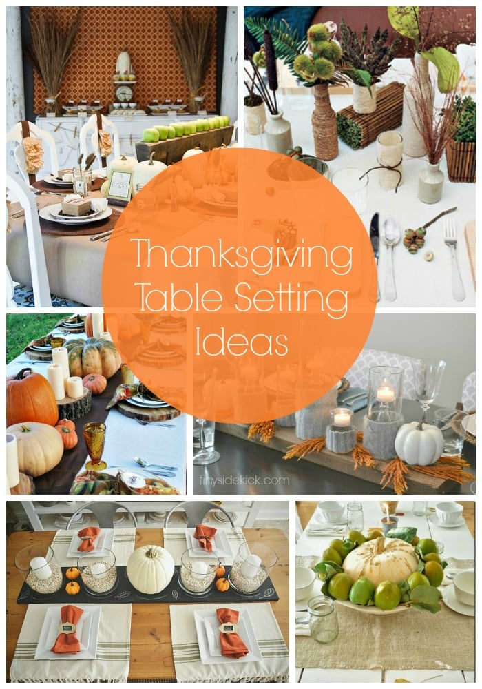 Design Dining and Diapers - Thanksgiving Table Setting Ideas