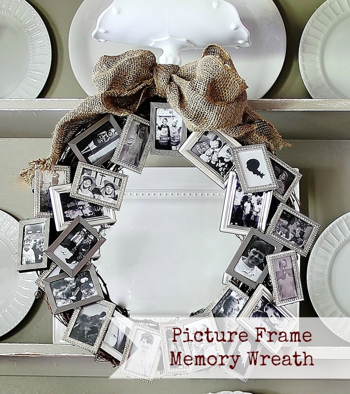 INfarrantly Creative - Picture Frame Memory Wreath