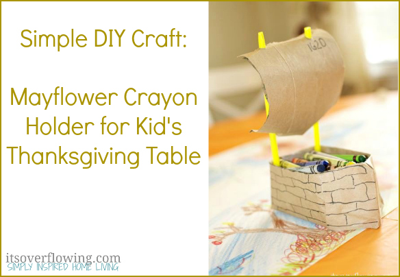 Its Overflowing - Mayflower Crayon Holder
