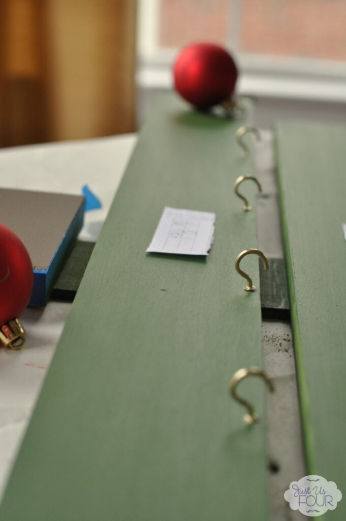 Side view of Advent Tree hooks_wm
