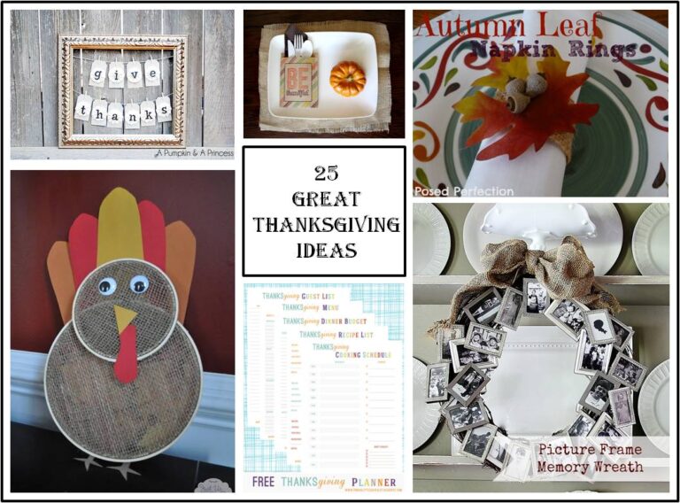 25 Great Thanksgiving Ideas