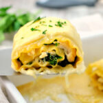 Turkey Spinach Lasagna Roll Ups