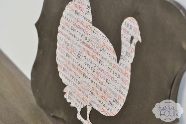 Easy Scrapbook Paper Turkey Art