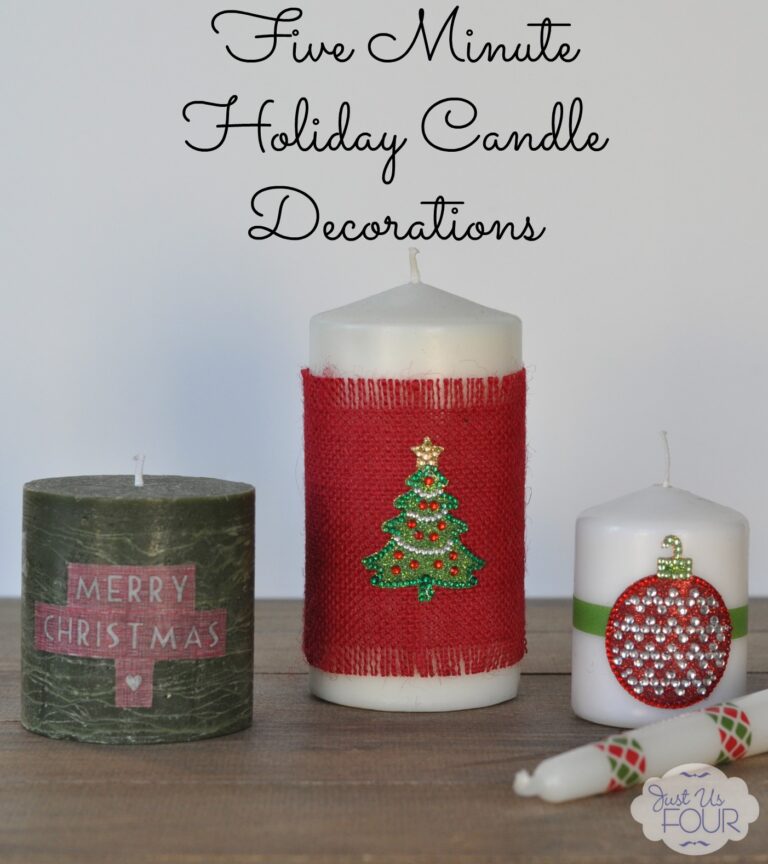 Five Minute Candle Decorations