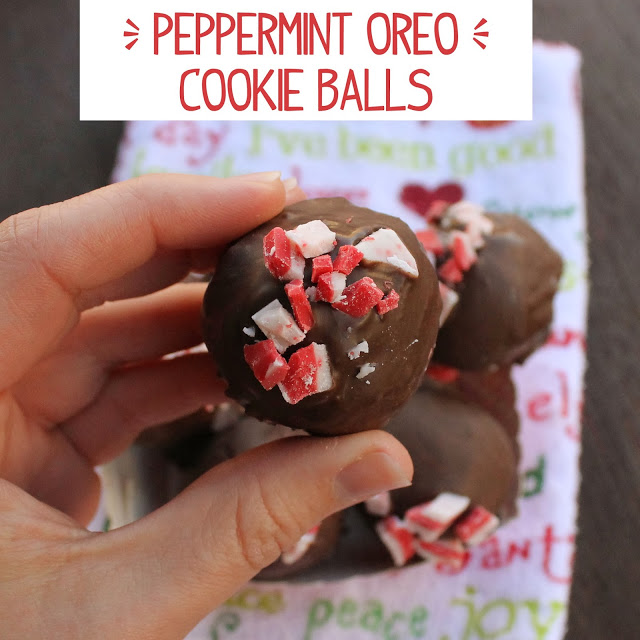 Peppermint Oreo Cookie Balls