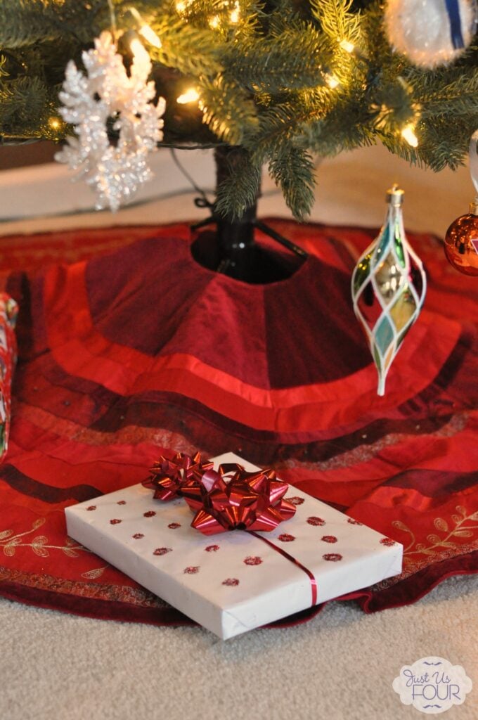 #shop Photo Collage Wrapped Under Tree_wm