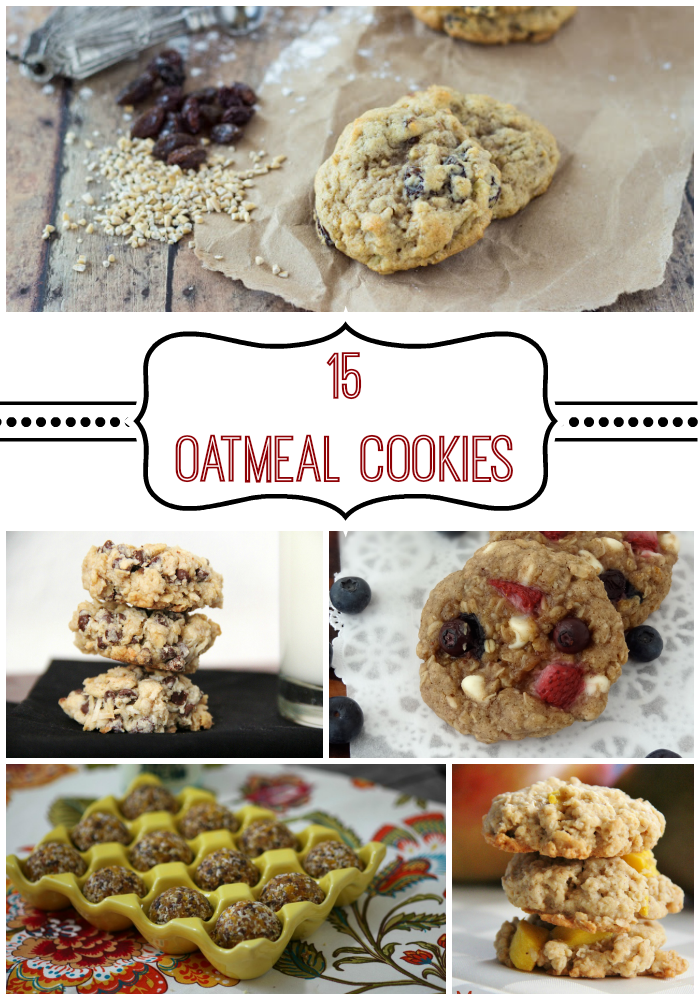 15 Oatmeal Cookie Recipes