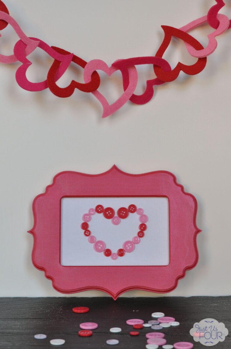 Valentine’s Day Button Art