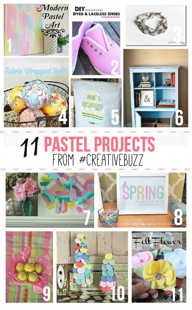 11 Pastel Projects from #CreativeBuzz