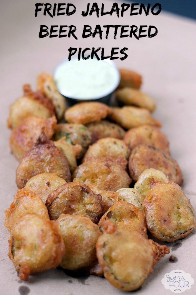 Fried Pickles with Jalapenos and Beer in the batter. Yummy! #recipes