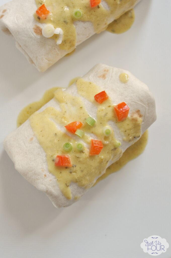 Thai Green Curry Chicken Burritos #EasyPrepMeals #Collectivebias #shop #recipe
